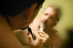 Brushing teeth